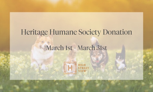 Heritage Humane Society Donations