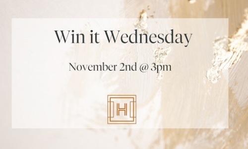 Win it Wednesday – November 2nd at 3pm Cover Image