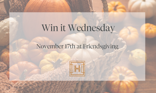Win it Wednesday – November 2nd at 3pm Cover Image
