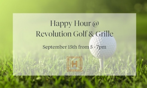Happy Hour @ Revolution Golf & Grille Cover Image