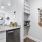 modern kitchen with custom shelving